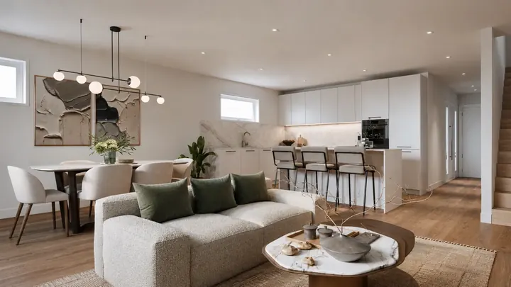 Rendu 3D intérieur, vue 2.