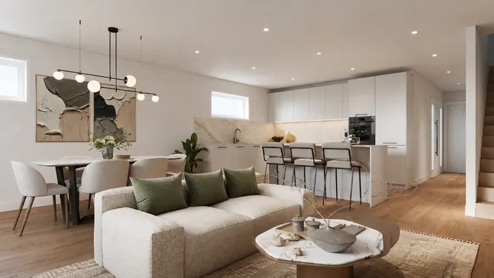 Rendu 3D intérieur, vue 4.