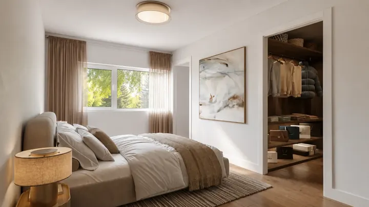 Rendu 3D intérieur, vue 6.